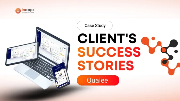 The Qualee employee experience platform shown on a laptop and a phone