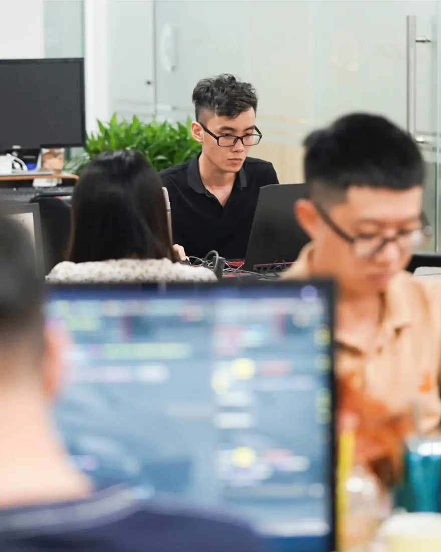 InApps engineers at work in the Ho Chi Minh City office